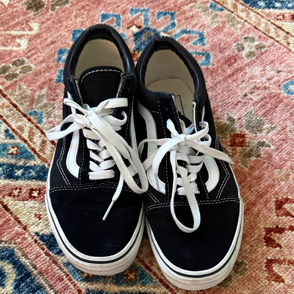 Vans Black and White Men's Sneakers